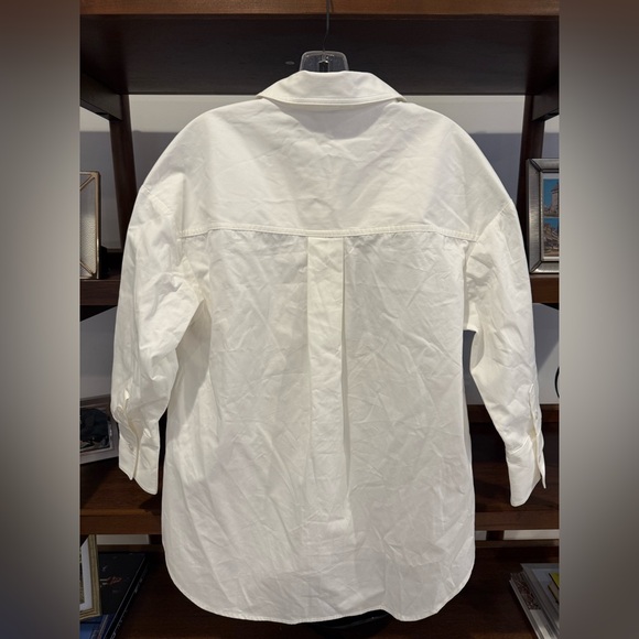 NWT ANINE BING White Mika Shirt - Picture 3 of 5